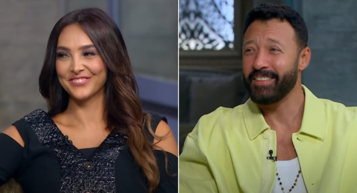 أحمد فهمي وزوجته أميرة فراج