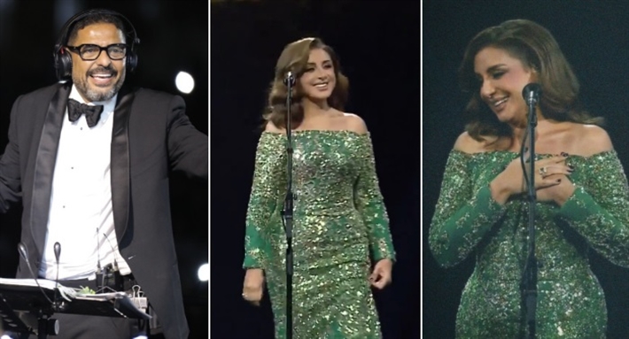 أنغام وهاني فرحات