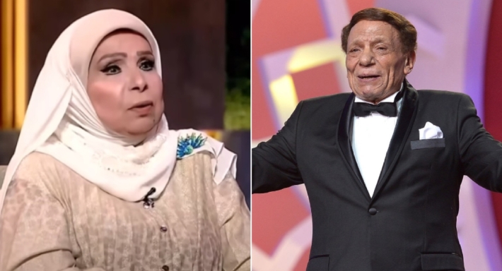 مديحة حمدي وعادل إمام