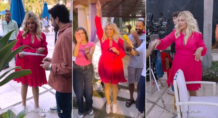 ليلى علوي في آخر أيام تصوير المستريحة