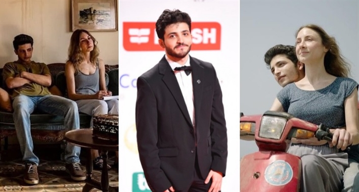 الفنان السوري بلال الحموي في عرض فيلم (أرزة) بمهرجان القاهرة السينمائي 