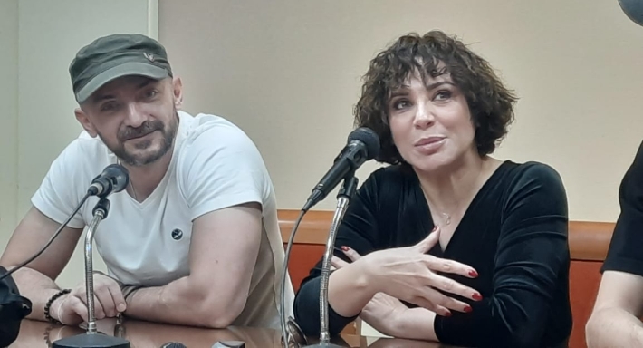 سلاف فواخرجي في ندوة فيلم سلمى بمهرجان القاهرة السينمائي