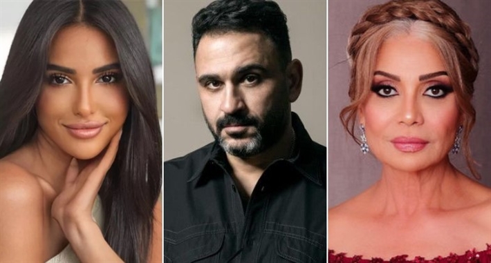 أكرم حسني وسوسن بدر وآية سماحة