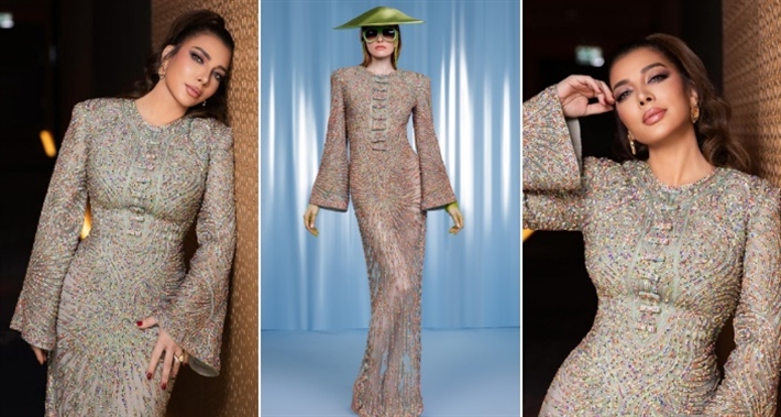 أصالة وفستانها