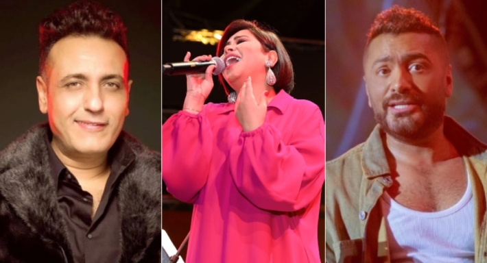 تامر حسني وشيرين عبد الوهاب ومحمد رحيم