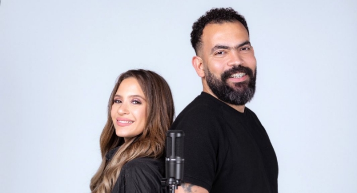 خالد عليش وميرهان عمرو