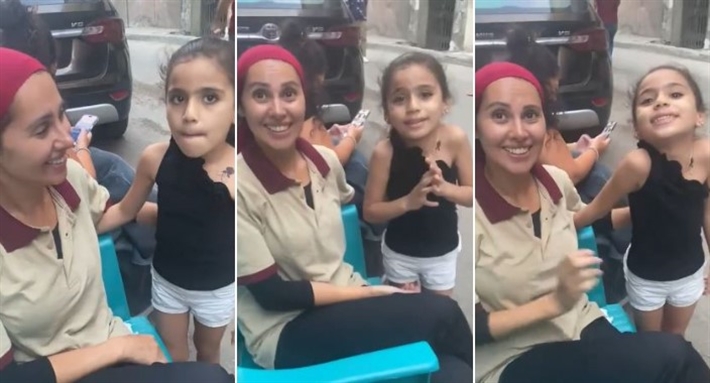 ياسمين رئيس ومعجبة صغيرة