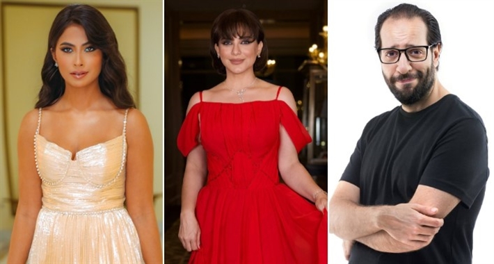 سلاف فواخرجي وأحمد أمين وروبي