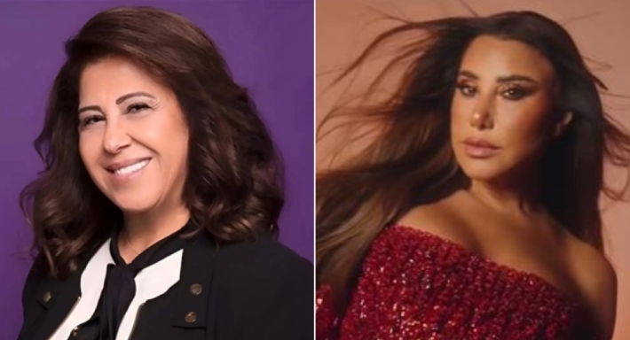 نجوى كرم وليلى عبد اللطيف