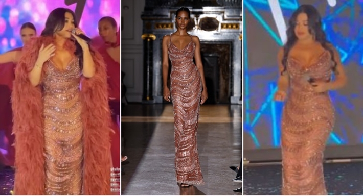 هيفاء وهبي وفستانها على العارضة