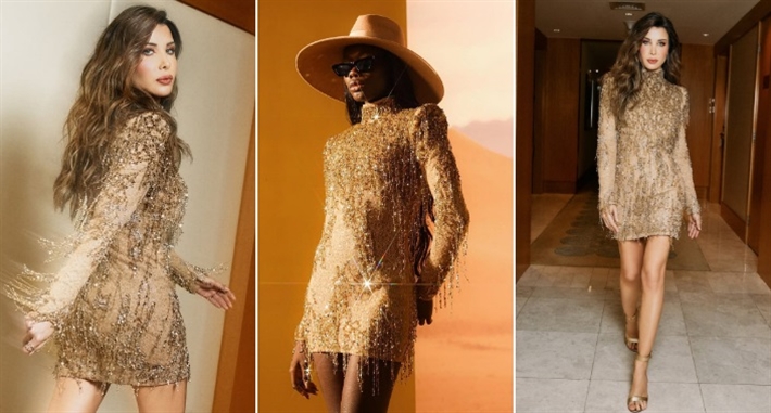 نانسي عجرم وفستانها