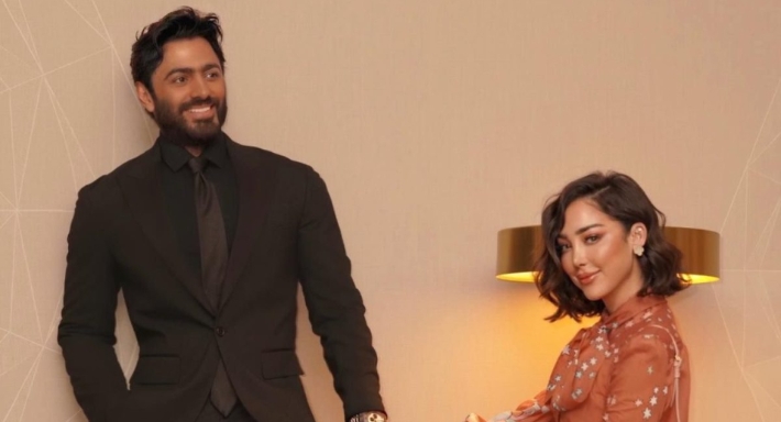 بسمة بوسيل وتامر حسني