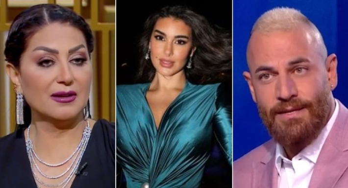 ياسمين صبري ونيقولا معوض ووفاء عامر