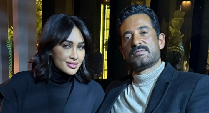 إنجي كيوان مع عمرو سعد