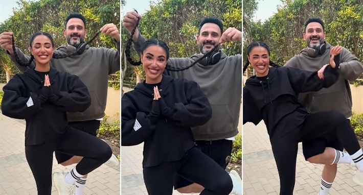 أكرم حسني وآية سماحة