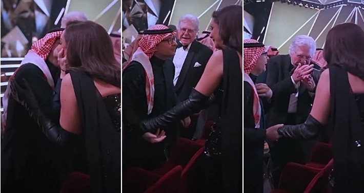 أنغام وحسين فهمي وعبد المجيد عبد الله