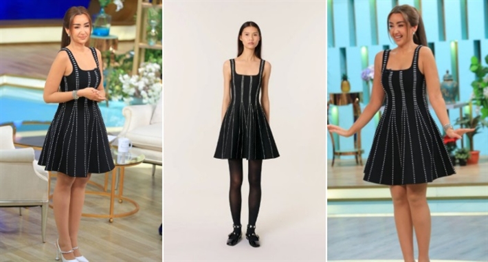 هنا الزاهد وفستانها