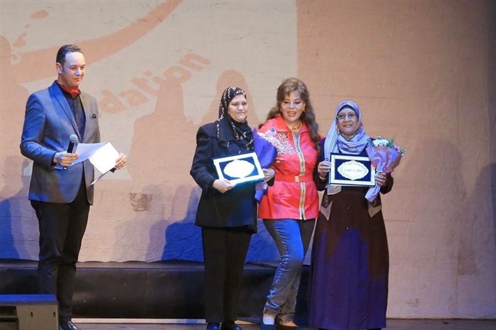 صفاء أبو السعود ونيفين رجب تحييان الحفل السنوى لقسم ذوي القدرات الخاصة بمركز الحفني