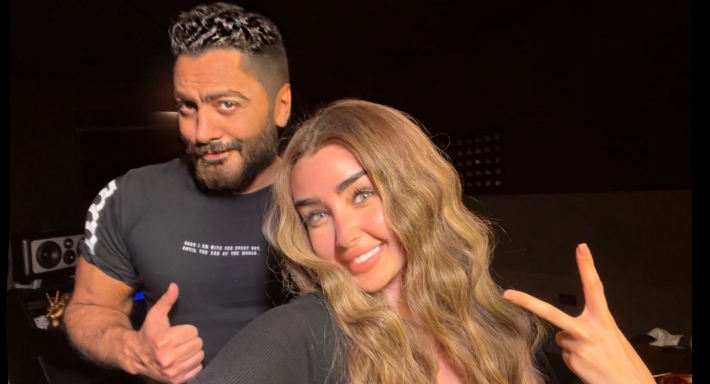 هنا الزاهد وتامر حسني