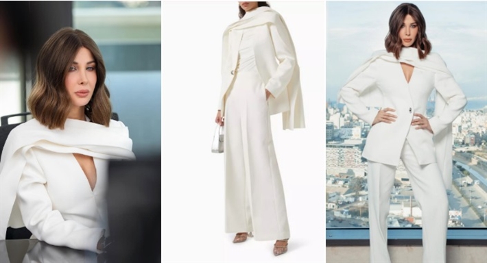 نانسي عجرم وبدلتها على الموديل