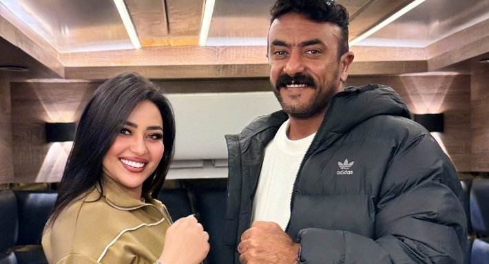 أحمد العوضي والمطربة رحمة محسن