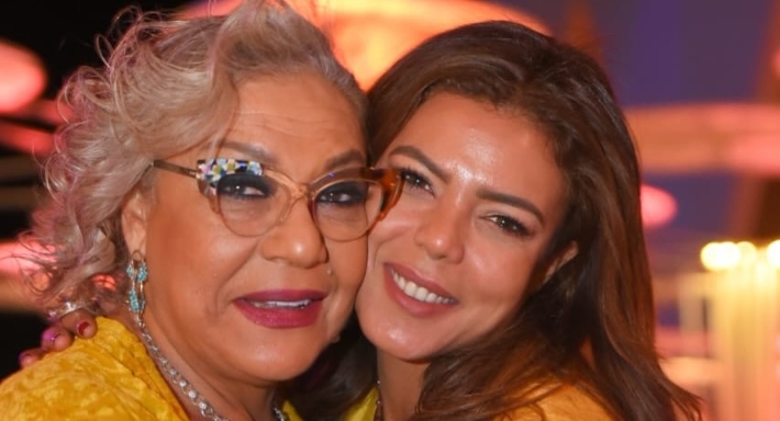 ناهد السباعي ووالدتها ناهد فريد شوقي