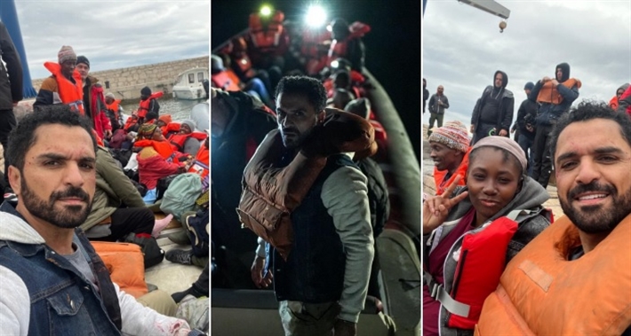 سامي الشيخ في كواليس فيلم Run