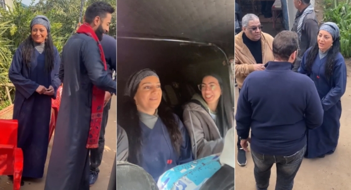 هبة عبد الغني في كواليس المداح أسطورة العهد