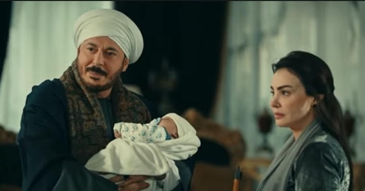 مصطفى شعبان ودينا فؤاد