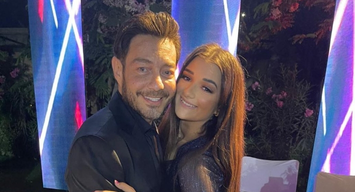 أحمد زاهر وابنته ملك