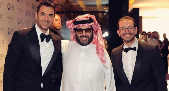 المستشار تركي آل الشيخ وأحمد عز وصلاح الجهيني