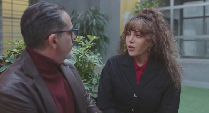 ريهام حجاج ونبيل عيسى في الحلقة العاشرة من (أثينا)