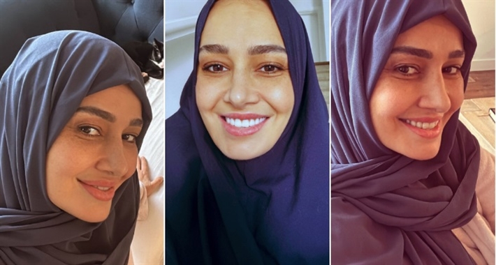 حلا شيحة بالحجاب