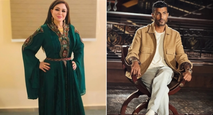 إلهام شاهين ومحمد سامي