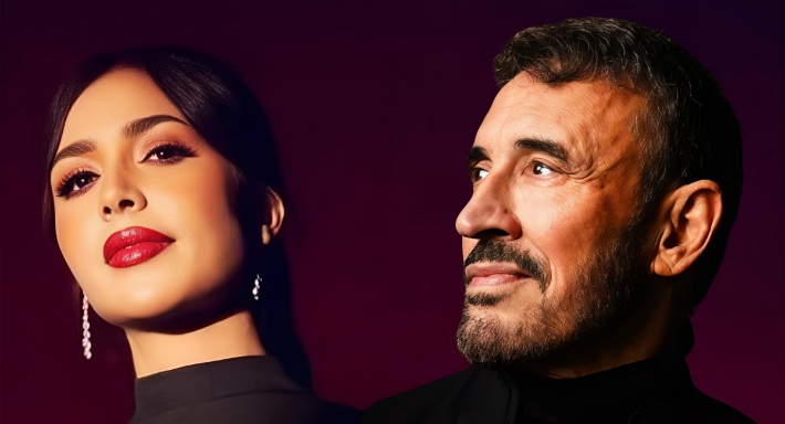 كاظم الساهر وجنات احتفلا بعيد الأم بأغنية (أمي)
