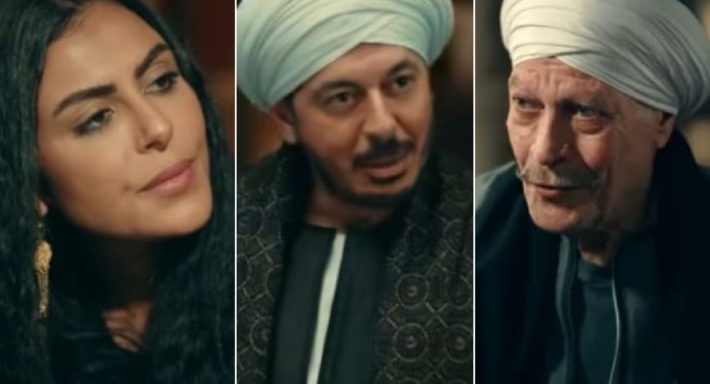 مصطفى شعبان وهاجر الشرنوبي وحمدي هيكل