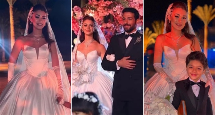 حفل زفاف إنجي وحازم في وتقابل حبيب