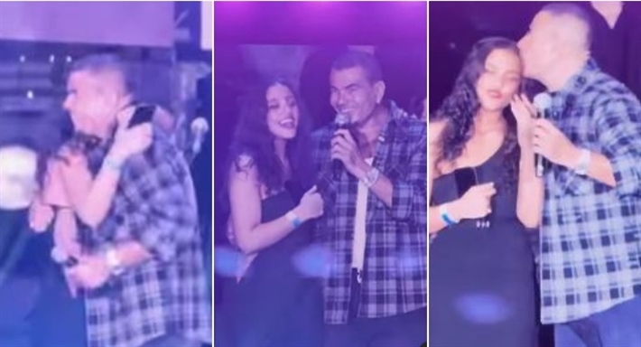 عمرو دياب وابنته جانا