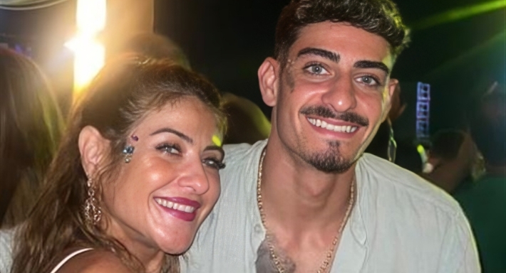 هيدي كرم وابنها