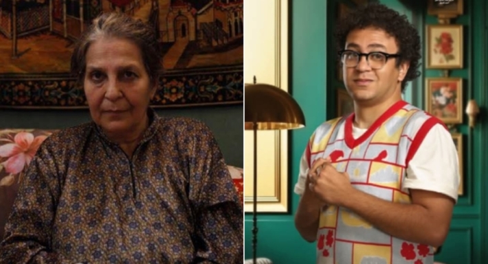 حنان يوسف ونجلها أحمد عصام السيد