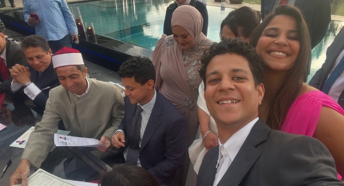 عقد قران شقيق أحمد داش