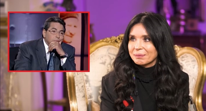 دينا تتحدث عن أزمة حدثت مع الإعلامي محمود سعد بسبب صورة