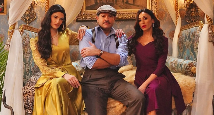 دينا الشربيني وعمرو يوسف وتارا عماد