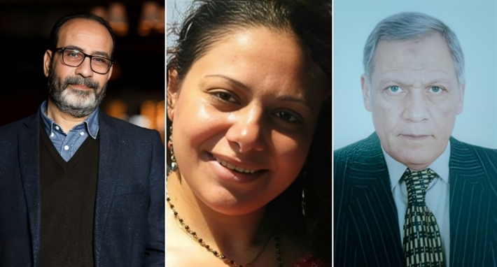 عصام زكريا ورانيا يوسف وضياء مرعي أعضاء لجنة النقاد بمهرجان الإسكندرية للفيلم القصير