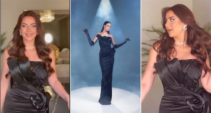 رضوى الشربيني وفستانها 