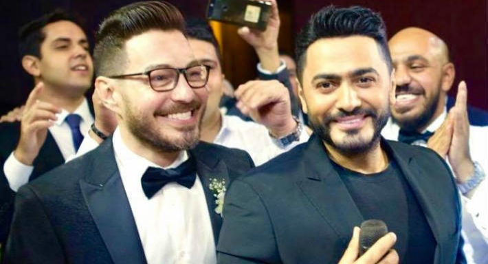 تامر حسني وأحمد زاهر