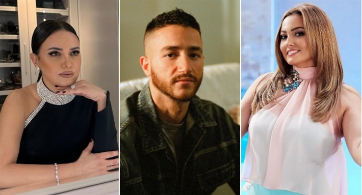 بشرى وأحمد مالك وريهام عبد الغفور