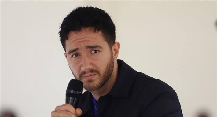 أحمد مالك في ماستر كلاس بمهرجان الإسكندرية للفيلم القصير