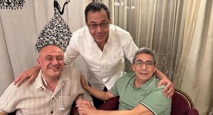 محمود سعد وعلاء الكحكي ومحمد هاني