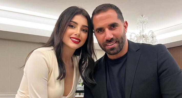 ماريتا الحلاني وزوجها كميل